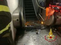 An escalator collapsed at the "Repubblica" metro station in Rome, injuring more than 20 people.