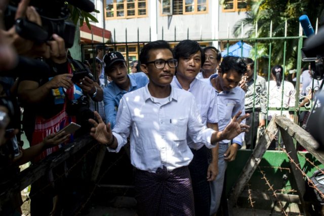 Myanmar journalists facing incitement charges get bail