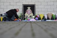 Dozens of candles and flowers were laid out among the tributes at Leicester City's stadium, as well as an image of Ganesh -- a Hindu god often found at Thai Buddhist temples
