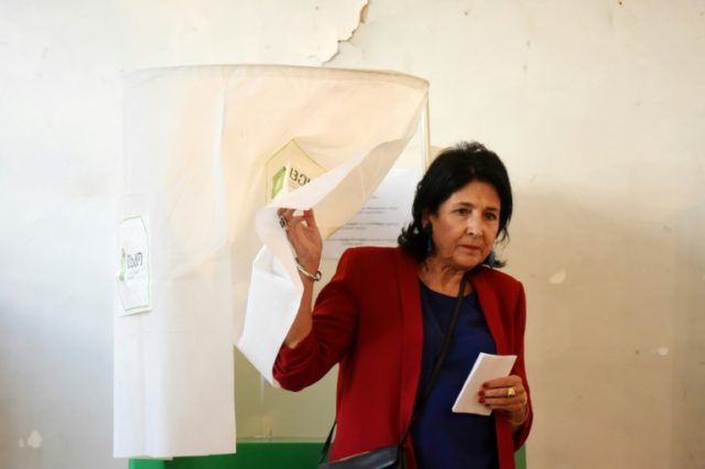 Ex-French ambassador leads Georgia presidential vote