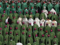Vatican Pope Synod Pope Francis Bishops and Cardinals attend a Mass celebrated by Pope Francis for the opening of a synod, a meeting of bishops, in St. Peter's Square, at the Vatican, Wednesday, Oct. 3, 2018. The synod is bringing together 266 bishops from five continents for talks on helping young people feel called to the church at a time when church marriages and religious vocations are plummeting in much of the West. (AP Photo/Alessandra Tarantino) Pope Francis