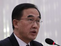 South Korea Koreas Diplomacy Cho Myoung gyon South Korean Unification Minister Cho Myoung gyon speaks at the National Assembly in Seoul, South Korea, Thursday, Oct. 11, 2018. South Korea has walked back on a proposal to lift some of its unilateral sanctions against North Korea following President Donald Trump’s blunt response. (AP Photo/Lee Jin man) Cho Myoung-gyon
