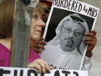 Trump Saudis Jamal Khashoggi In this Oct. 10, 2018, file photo, people hold signs during a protest at the Embassy of Saudi Arabia about the disappearance of Saudi journalist Jamal Khashoggi, in Washington. The Trump administration’s ongoing courtship of Saudi Arabia is on pause over allegations that the key U.S. ally is involved in the mysterious disappearance of a Saudi writer and dissident who went into his nation’s consulate in Turkey but never came out. (AP Photo/Jacquelyn Martin, File ) Jamal Khashoggi