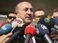 Turkey Saudi Arabia Missing Writer Turkey's Foreign Minister Mevlut Cavusoglu speaks to the media after a meeting with U.S. Secretary of State Mike Pompeo at the Esenboga Airport in Ankara, Turkey, Wednesday, Oct. 17, 2018. Pro government newspaper Yeni Safak on Wednesday said it had obtained audio recordings of the alleged killing of Saudi writer Jamal Khashoggi inside the Saudi Arabia's consulate in Istanbul on Oct. 2.(Cem Ozdel/Turkish Foreign Ministry via AP, Pool) Turkey's Foreign Minister Mevlut Cavusoglu speaks to the media after a meeting with U.S. Secretary of State Mike Pompeo at the Esenboga Airport in Ankara, Turkey, Wednesday, Oct. 17, 2018. Pro-government newspaper Yeni Safak on Wednesday said it had obtained audio recordings of the alleged killing of Saudi writer Jamal …