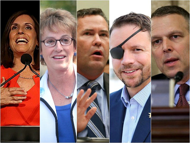 U.S. Military Veterans: Martha McSally, Wendy Rogers, Mike Waltz, Dan Crenshaw, and Scott