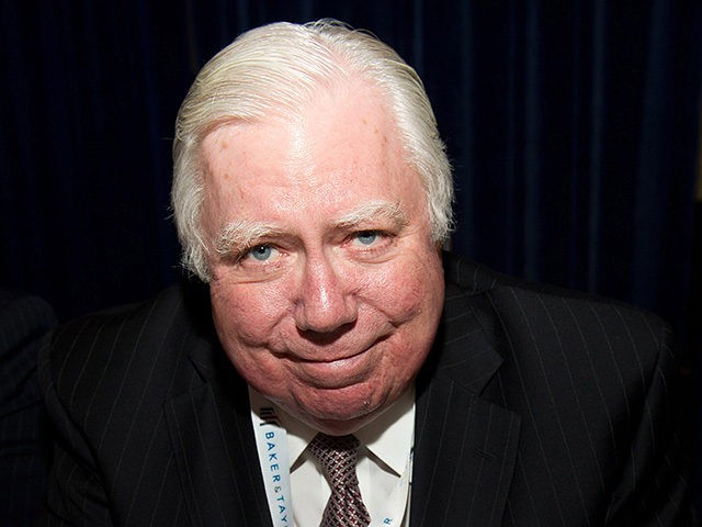 Jerome Corsi signs copies of his books at the Book Expo America in New York, Wednesday, Ma