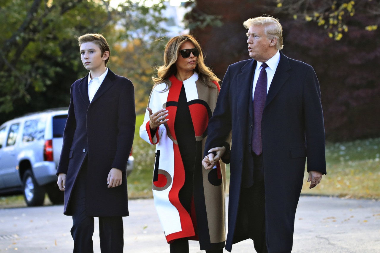 Fashion Notes: Melania Trump Ready for Thanksgiving in Daring Dior Coat