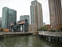 Amazon HQ Long Island City A former dock facility is shown with old transfer bridges, with "Long Island" painted in large letters at Gantry State Park in the Long Island City section of Queens, N.Y., Tuesday Nov. 13, 2018, in New York. Amazon announced Tuesday it has selected the Queens neighborhood as one of two …