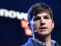 Ashtonkutcher1 US actor Ashton Kutcher presents Lenovo's first multi mode tablet Yoga Tablet during Lenovo, a Chinese computer maker, press conference at Youtube Space on October 29, 2013 in Los Angeles, California.AFP PHOTO/JOE KLAMAR (Photo credit should read JOE KLAMAR/AFP/Getty Images)