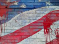 Defaced Flag Mural Defaced Flag Mural