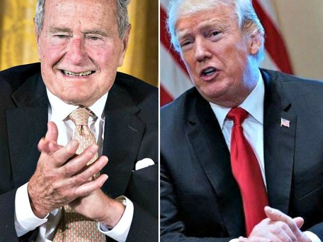 George HW Bush, Donald Trump