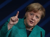 Merkel Speaks At Federation Of Industry Congress Merkel