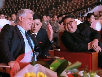 This photo taken on November 4, 2018 and released by North Korea's official Korean Central