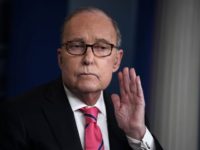 WASHINGTON, DC - NOVEMBER 27: Director of the National Economic Council Larry Kudlow listens during a news briefing at the James Brady Press Briefing Room of the White House November 27, 2018 in Washington, DC. Kudlow spoke on President Donald Trumps upcoming trip to Argentina to attend the Group of …