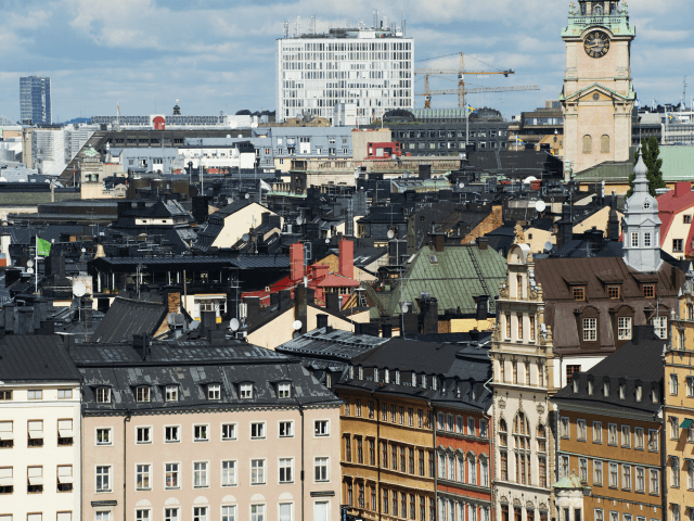 A view of buildings in Stockholm's Old Town, on August 24, 2012. AFP PHOTO / JONATHAN NACKSTRAND (Photo credit should read JONATHAN NACKSTRAND/AFP/Getty Images)