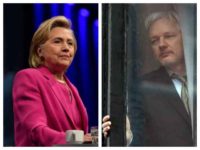 Hillary Clinton and Julian Assange Hillary Clinton and Julian Assange