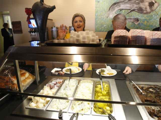 Hillary Clinton at Buffet