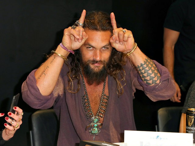 SAN DIEGO, CA - JULY 21: Jason Momoa attends DC Entertainment's Warner Bros. Pictures 'Aqu