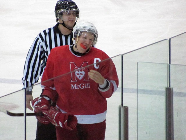 McGill Redmen hockey player