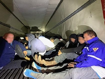 Border Patrol agents find 81 migrants locked in a refrigerated tractor-trailer in South Texas. (Photo: U.S. Border Patrol/LaredoSector)