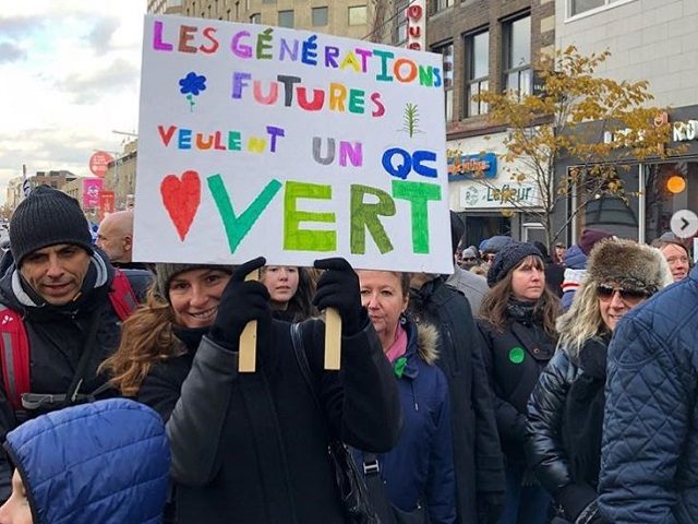 Montreal march against global warming