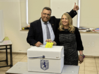 Moshe Lion Mayoral candidate Moshe Lion, left, and his wife pose for the media as they cast their votes at a polling station in Jerusalem, Tuesday, Nov. 13, 2018. Israelis were choosing their next mayors in dozens of locations across the country Tuesday, with the main focus on the largest city of …