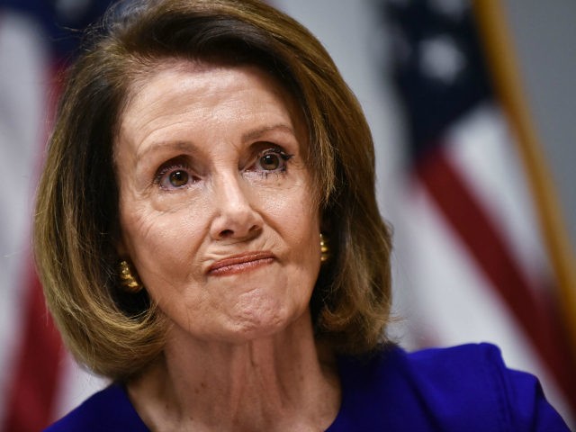 House minority leader Nancy Pelosi, D-CA, speaks during a press conference at Democratic National Committee headquarters in Washington, DC on November 6, 2018. - Americans started voting Tuesday in critical midterm elections that mark the first major voter test of US President Donald Trump's controversial presidency, with control of Congress …