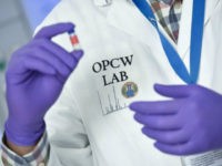 OPCW-lab-sample-afp Western powers are lobbying frantically to win support for moves to empower the world's chemical weapons watchdog (OPCW)