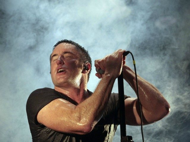 Nine Inch Nails Trent Reznor performs during the Bonnaroo Arts and Music Festival in Manch