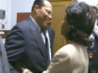 Louis Farrakhan embraces Maxine Waters (Screenshot / YouTube) Louis Farrakhan embraces Maxine Waters (Screenshot / YouTube)