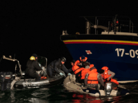 Migrant Boat English Channel Migrant Boat English Channel