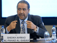 Sheikh Ahmad Al-Fahad Al-Sabah President of ANOC during the 69th ANOC Executive Council Meeting at ANOC headquarters on April 4, 2016 in Lausanne, Switzerland. (Photo by Mark Runnacles/Getty Images)