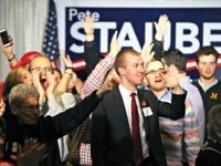 Supporters cheer after Pete Stauber, Republican candidate for Minnesota's 8th Congressional District, was named the projected winner during his party night Tuesday, Nov. 6, 2018, in Proctor, Minn. Supporters cheer after Pete Stauber, Republican candidate for Minnesota's 8th Congressional District, was named the projected winner during his party night Tuesday, Nov. 6, 2018, in Proctor, Minn.