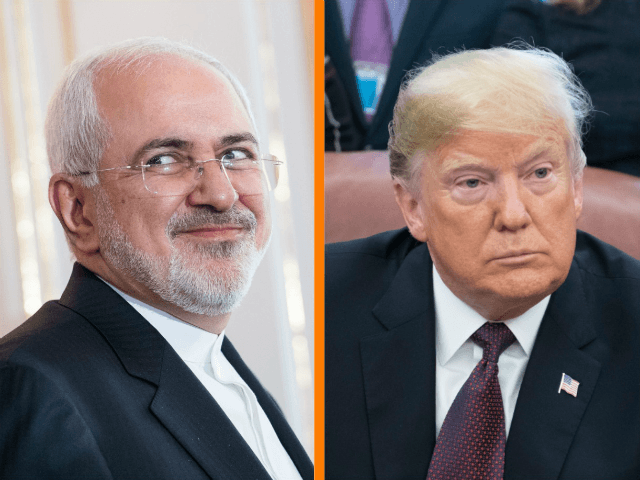 Iran's Foreign Minister Mohammad Javad Zarif reacted with surprise and attempted satire Tuesday after U.S. President Donald Trump said he would stick by Saudi Arabia despite allegations over the murder of journalist Jamal Khashoggi.