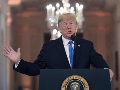 Trump midterm press conference (Jim Watson / AFP / Getty)