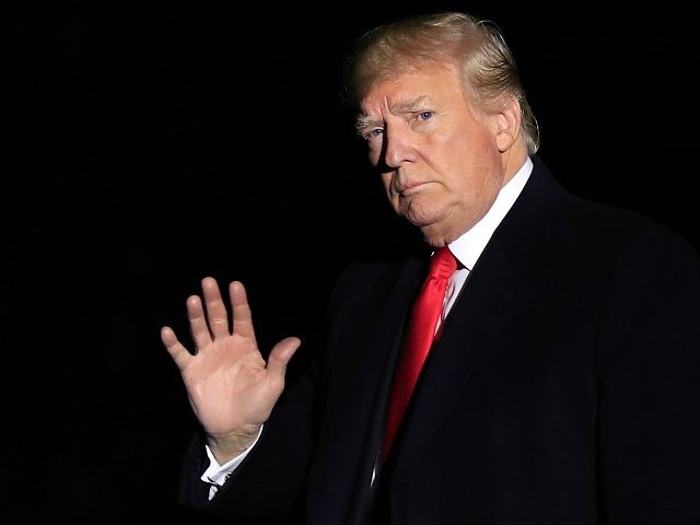 President Donald Trump arrives at the White House in Washington, Wednesday, Oct. 24, 2018,