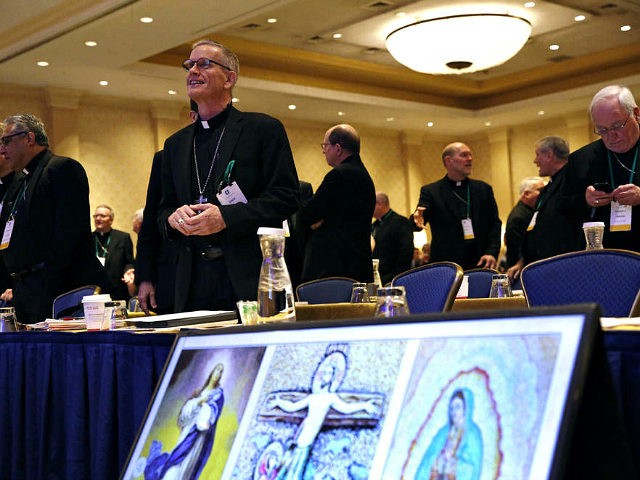Members of the United States Conference of Catholic Bishops gather for the USCCB's annual