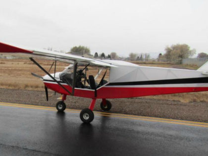 Uintah County Sheriff’s Office said that two boys, 14 and 15, allegedly stole “a fixed-wing, single engine light sport aircraft” off a private runway on Thursday. (Uintah County Sheriff’s Office)