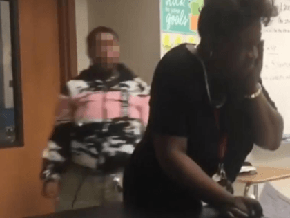 Footage showing an angry student punching a Baltimore high school teacher in the face after reportedly fighting with another pupil went viral this week.