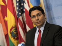 danny danon NEW YORK, NY - JULY 24: Israeli ambassador to the United Nations Danny Danon speaks during a brief press conference before a United Nations Security Council meeting at UN Headquarters, July 24, 2018 in New York City. Danon called on the United Nations to recognize Hamas as a terrorist organization. …