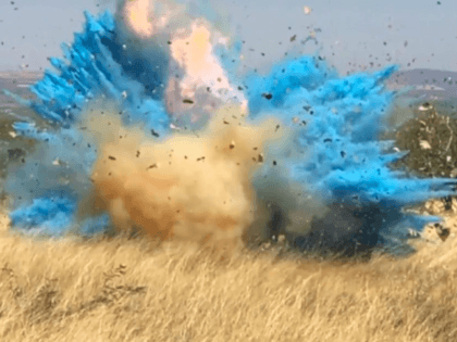 Video shows the moment a border patrol agent's gender reveal party ignited a 47,000-acre wildfire in Arizona. Source: CNN