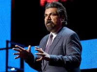 georgelopezcharged NEW YORK, NY - MARCH 03: Comedian George Lopez attends the 2016 Viacom Kids and Family Group Upfront on March 3, 2016 in New York City. (Photo by Michael Loccisano/Getty Images for Vicaom)