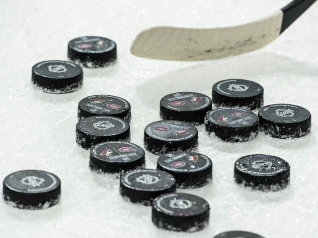 hockey pucks