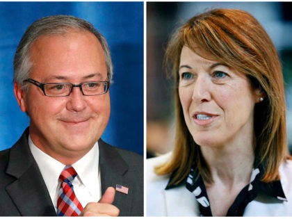 FILE - This combination of file photos shows Iowa 3rd Congressional District candidates in
