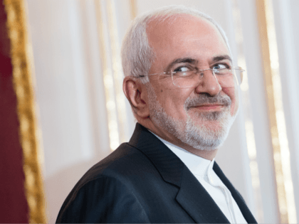 Mohammad Javad Zarif, Iran's foreign secretary (pictured) during an joint press statement of Austrian President Alexander van der Bellen (not pictured) and Iranian President Hassan Rouhani (not pictured) at Hofburg Palace on July 4, 2018 in Vienna, Austria. Rouhani is on a one-day visit to Austria, during which he is …