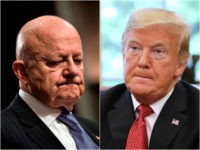 James Clapper and Donald Trump