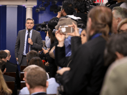 Jim Acosta reports ahead of White House Press Secretary Sean Spicer's daily press briefing