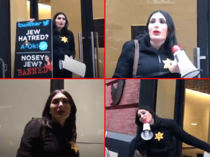 Laura Loomer Chains Herself to Twitter HQ to Protest ‘Hate Speech’ Hypocrisy