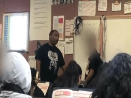 MAYWOOD, CA (KCAL/CNN) - A music teacher was arrested Friday after he was involved in a fight with a student. Video shows the teacher identified as Marston Riley, punching the student and the two go at each other in band class. The incident occurred at Maywood Academy High School.