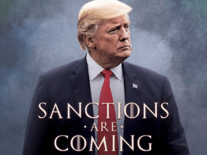 President Donald Trump sent a message to Iran on Friday, warning them of his decision to snap back sanctions on their economy. The president's Twitter account posted a "Sanctions are coming" meme, playing on the popular Game of Thrones "Winter is Coming" meme.